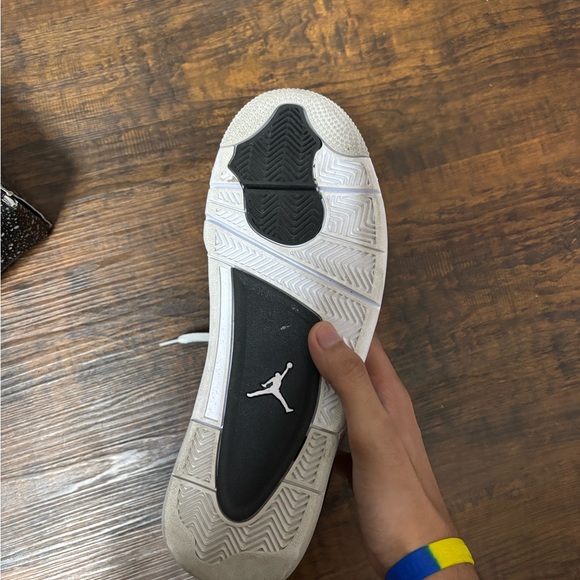 Military Black Jordan 4s slightly used - Picture 4 of 5